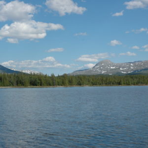 Gjefsjøen og Blåfjella